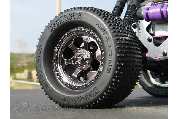 HPI 6 Spoke Wheel Black Chrome (83X56Mm/2Pcs)