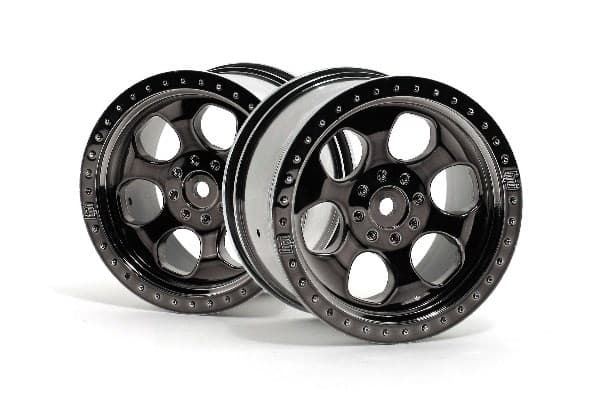HPI 6 Spoke Wheel Black Chrome (83X56Mm/2Pcs)