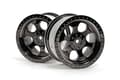 Miniatyrbillede 5 af 6: HPI 6 Spoke Wheel Black Chrome (83X56Mm/2Pcs)