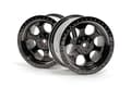 Miniatyrbillede 6 af 6: HPI 6 Spoke Wheel Black Chrome (83X56Mm/2Pcs)