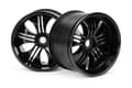 Miniatyrbillede 1 af 6: HPI Tremor Wheel Black (115X70Mm 7Inch/2Pcs)