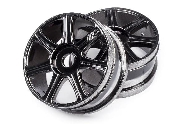 Hb Edge Wheel (Black Chrome/2Pcs)