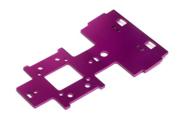 Underplate for girkasse 2,5 mm (lilla)