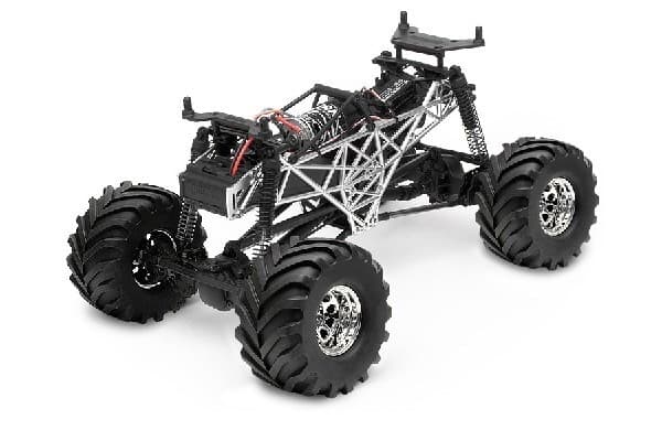 Sett med hovedchassis (matt krom)