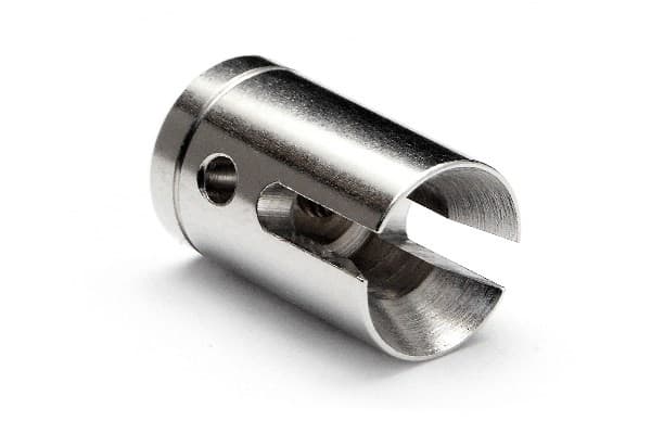 Kraftig koppskjøt 7 x 19 mm (sølv)