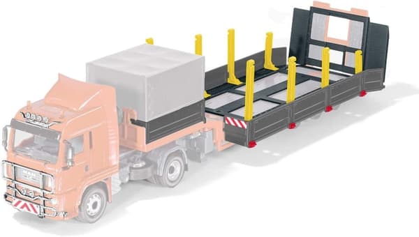 SIKU Truck trailer - Lastplan for tunge maskiner