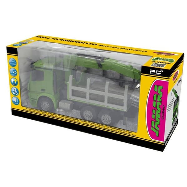 Mercedes Benz Actros RC Lastbil - JAMARA - Grön - För barn - Radiostyrd - Utomhus