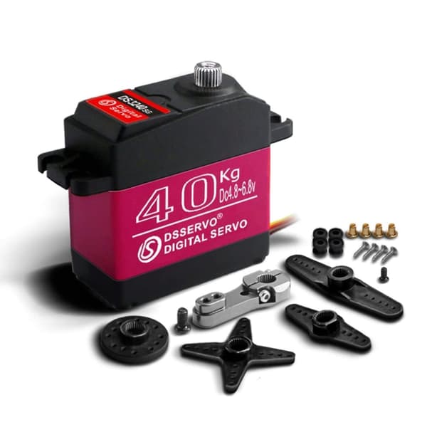 Dsservo DS3240 7.4V 40KG med 25T kammar för Model 1/10 (180 grader) - Tillbehör till Fjärrstyrda Leksaker Digital servomotor