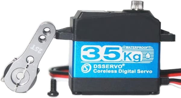 Dsservo DS3235 PRO 7.4V 35KG 25T nokalla mallille 1/10 (180 astetta) - Lisävarusteet kauko-ohjattaville leluille Digitaalinen ytimetön servomoottori