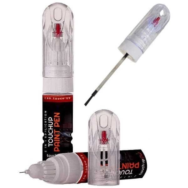 Clear Lacquer Clear Coat Car Touch Up Scratch Repair Paint Brush + Needle 20ml