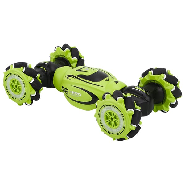 D876 1:16 4WD RC Car Off Road Drift Racing Gele Induktio Musiikki Light Twist High Speed Stunt muotoutuva
