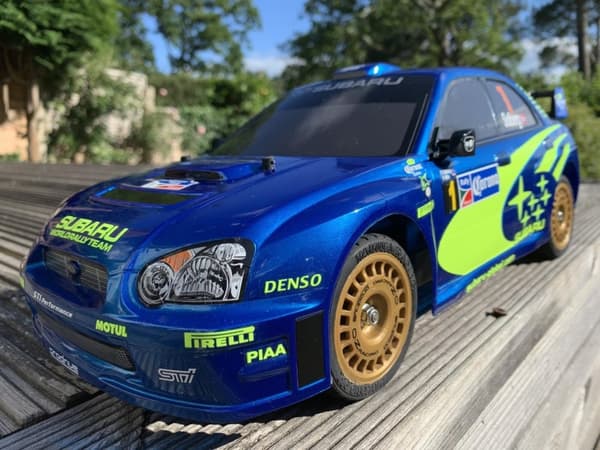 Tamiya Impreza Mexico 04 Solberg TT-01E - Sæt