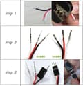 Miniatyrbillede 3 af 5: Yunique 30stk stik han & hun, JR stik, servo 3-pin 2.54mm RC stik - tilbehør til fjernbetjening legetøj