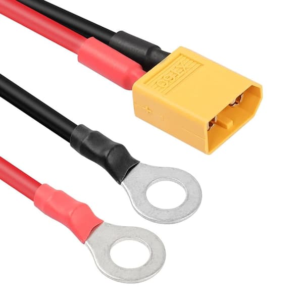 XT60 A O-ring XT60 han A O-ringstikkabel med 1 Mt 12AWG til RC Lipo-batteri FPV (1M) - Tilbehør til fjernbetjening legetøjskabel