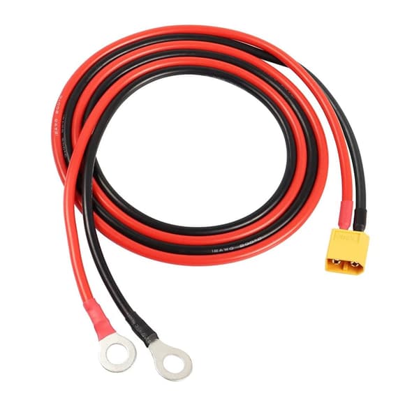 XT60 A O-ring XT60 han A O-ringstikkabel med 1 Mt 12AWG til RC Lipo-batteri FPV (1M) - Tilbehør til fjernbetjening legetøjskabel