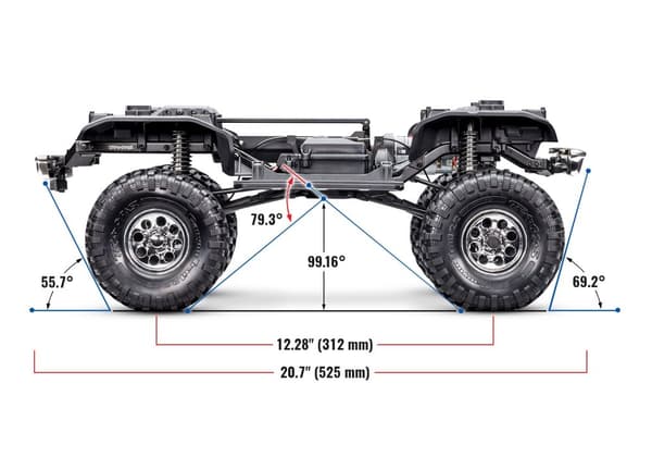 Traxxas TRX-4 Chevrolet K5 Blazer Blå 1/10 RTR