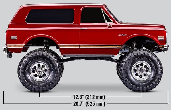 Traxxas TRX-4 Chevrolet K5 Blazer Blå 1/10 RTR