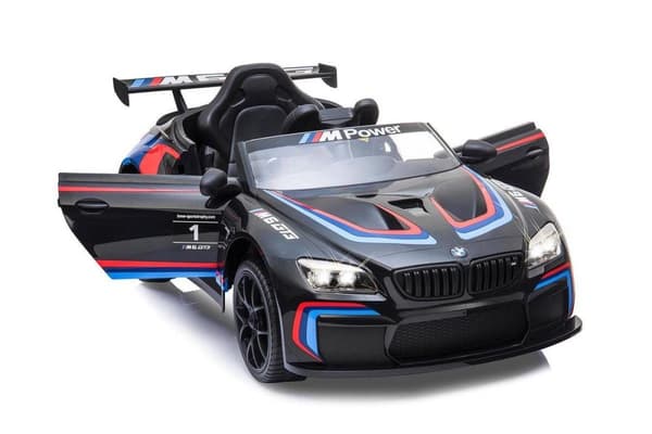 Jamara elektrisk børnebil Bmw M6 Gt3 12v Sort