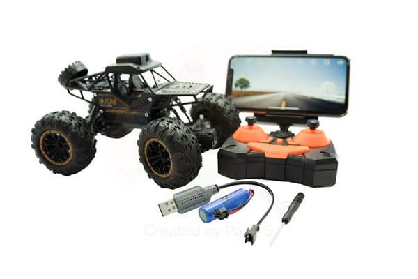 Wifi CAM Rock Crawler Radiostyrd Bil 1:18  Gear4Play