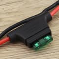 Miniatyrbillede 4 af 6: 2stk XT60 han til XT60 hun med sikring 30A 12AWG silikonetråd elektriske cykler - tilbehør til fjernbetjening legetøj forlængerkabel