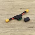 Miniatyrbillede 5 af 6: 2stk XT60 han til XT60 hun med sikring 30A 12AWG silikonetråd elektriske cykler - tilbehør til fjernbetjening legetøj forlængerkabel