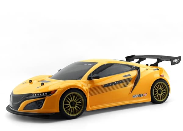 HSP GT On-Road - 1:10 Brushless Yellow : Komplett