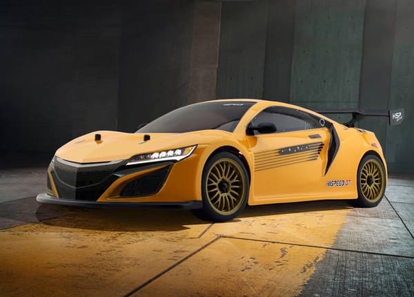 HSP GT On-Road - 1:10 Brushless Yellow : Komplett