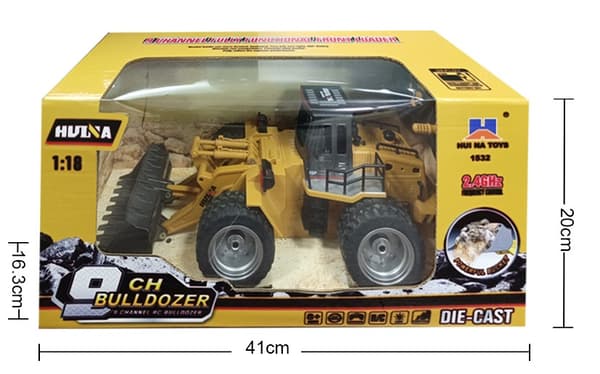 Fjärrstyrd Alloy Bulldozer 1:18 2.4G