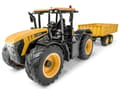 Miniatyrbild 1 av 2: JCB Fastrac 4220 fjärrstyrd traktor med trailer 1:16 2,4G