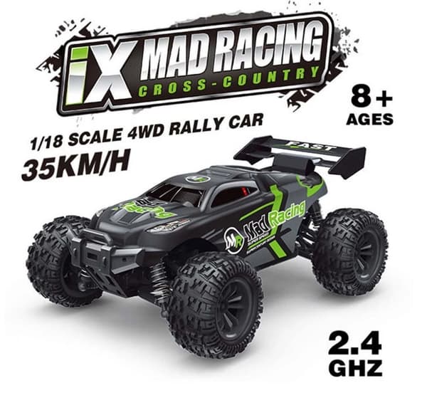 iX Mad Racing 1:18 2.4G 4WD high speed radiostyrd bil 35km/t