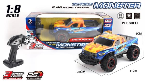Extreme Monster Fjärrstyrd Truck 1:8 2.4G