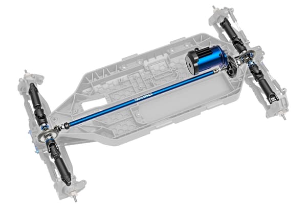 Traxxas F-150 Raptor 4WD TSM TQ RTR Blue