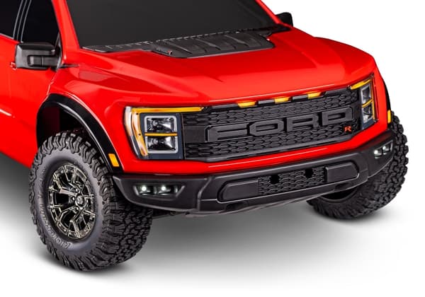 Traxxas F-150 Raptor 4WD TSM TQ RTR Rød