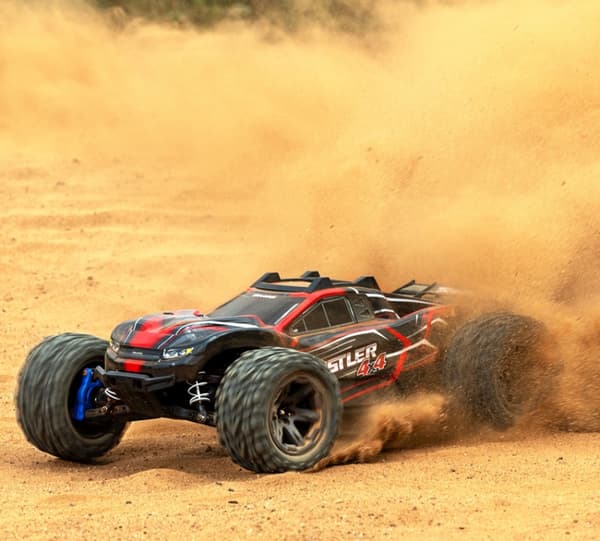 Traxxas Rustler 4x4 BL-2S RTR TQ Rød