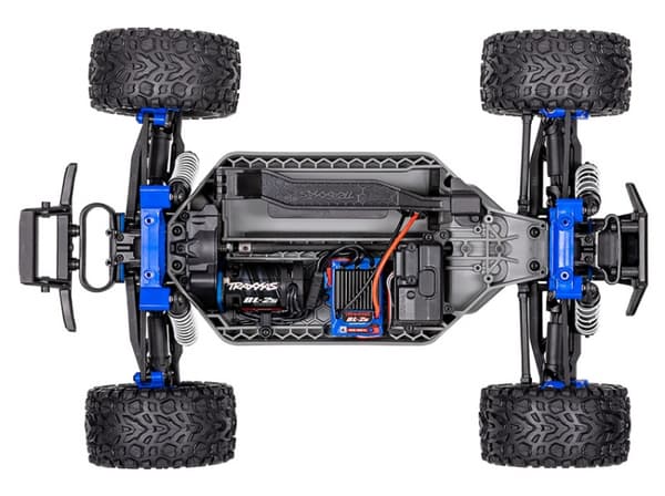 Traxxas Rustler 4x4 BL-2S RTR TQ Rød