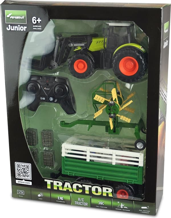 Amewi 22641, traktori, 1:24, 6 vuotta, 500 mAh