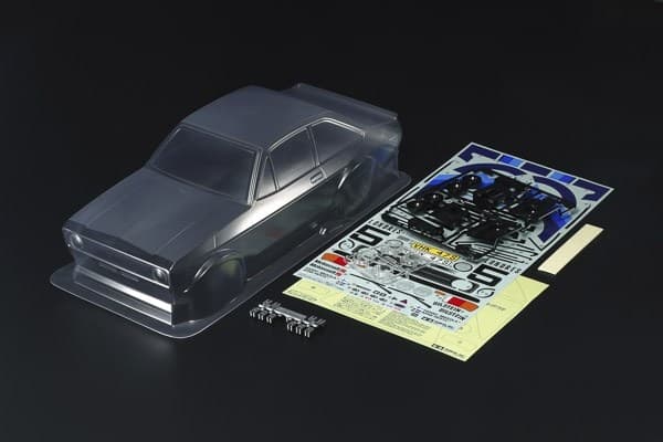 Tamiya 1/10 skala R/C Ford Escort Mk.II Rally karosserideler