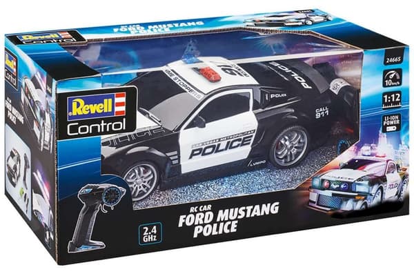 Revell RC Car Ford Mustang Police 1:12