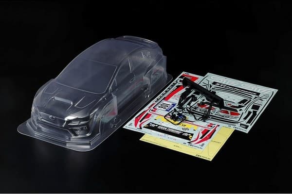 TAMIYA 1/10 Scale R/C WRX STI NBR Challenge Body Parts Se