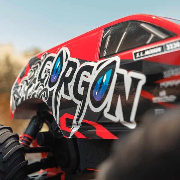 ARRMA Gorgon Mega 2WD Rød - Komplet