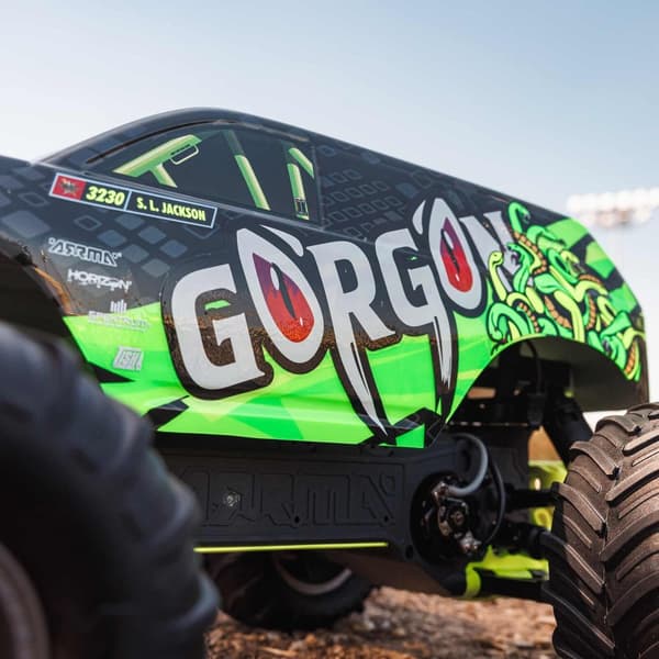 ARRMA Gorgon Mega 2WD Yellow - Komplett