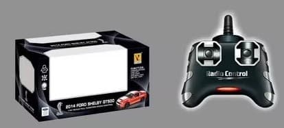 Ford Shelby GT 500 Radiostyrd bil 1:24 med lys