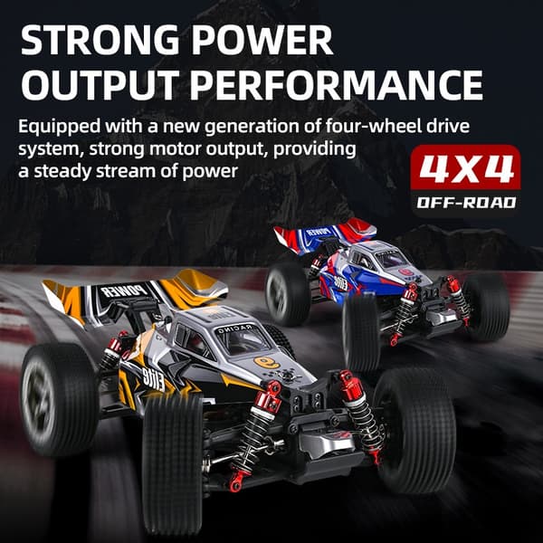 Guokai Off-Road Buggy 1:16 Brushless 4WD Radiostyrd  2,4Ghz 35 km/h, Röd