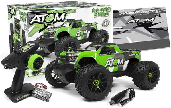 Maverick Atom 1:18 4WD Truck Green - Komplett