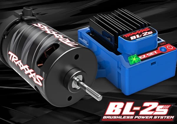 Traxxas Stämplad 4x4 BL-2S RTR TQ Blå