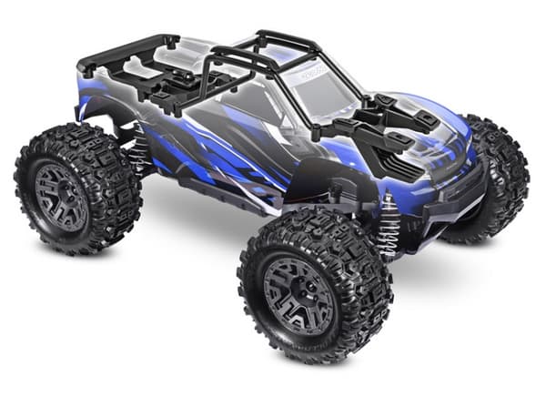Traxxas Stämplad 4x4 BL-2S RTR TQ Blå