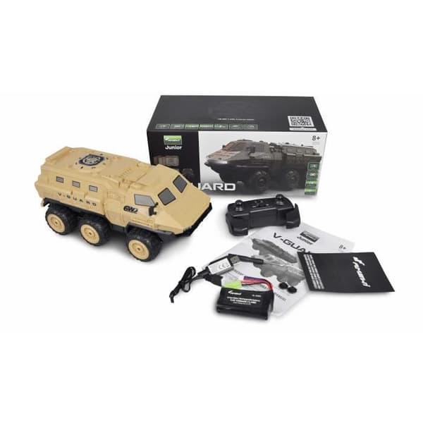 AMEWI V-GUARD ARMORED VEHICLE 6WD 1:16 RTR Radiostyrt fordon - Elmotor - Sand - 8 år och uppåt