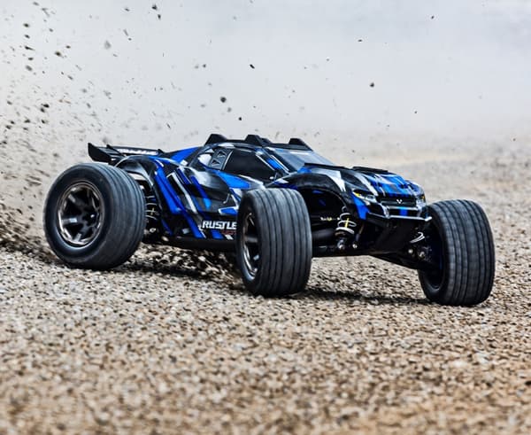 Traxxas Rustler 4x4 Ultimate VXL RTR TQ TSM Blå