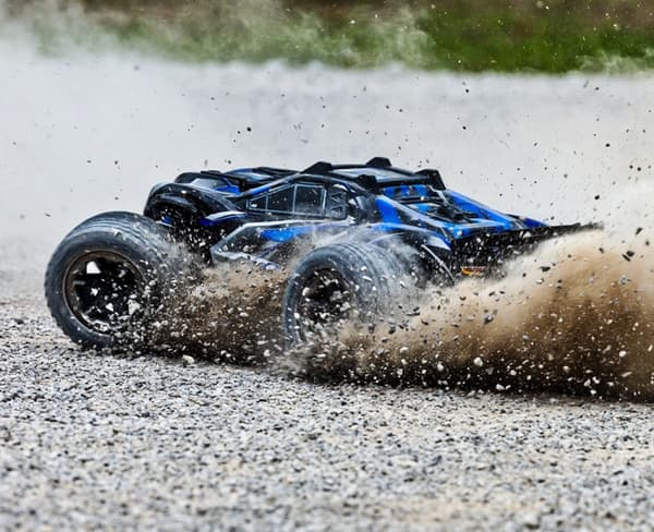 Traxxas Rustler 4x4 Ultimate VXL RTR TQ TSM Blå