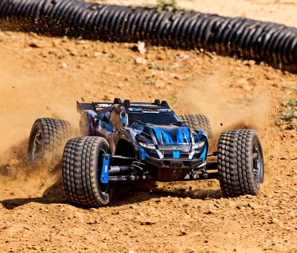 Traxxas Rustler 4x4 Ultimate VXL RTR TQ TSM Blå